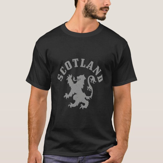 Schottland Löwe Scottish Pride UK T-Shirt (Vorderseite)