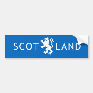 Schottland-Löwe-zügelloser Autoaufkleber