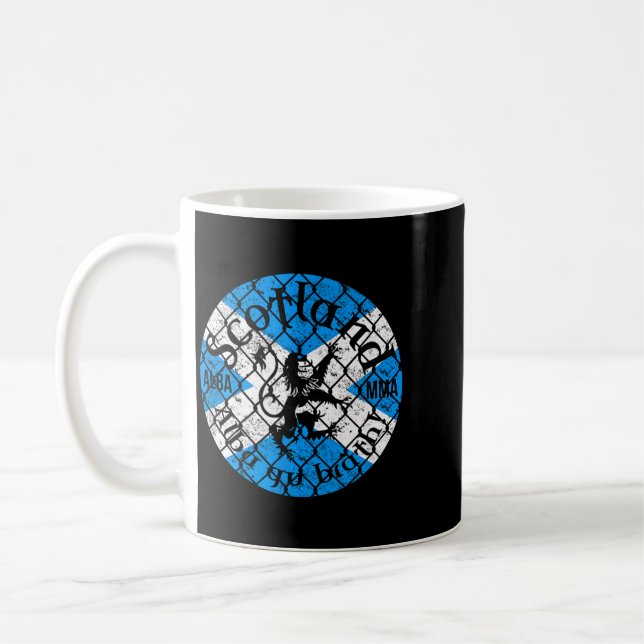 Schottland MMA Alba Gu Bràth Flagge Kaffeetasse (Links)