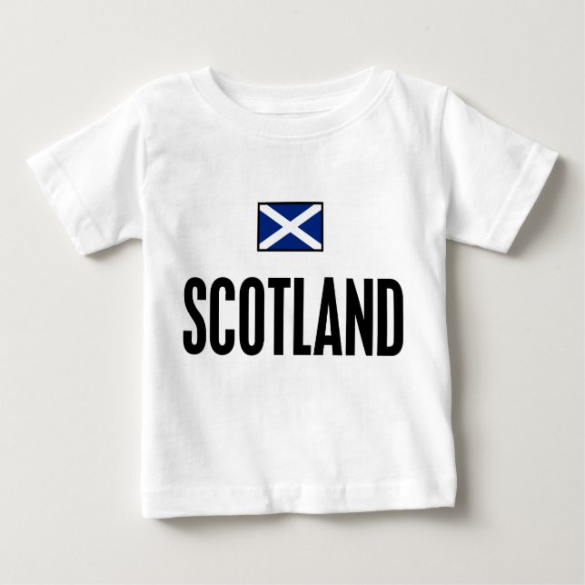 Schottland mutig baby t-shirt (Vorderseite)