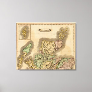 Schottland nördlich leinwanddruck