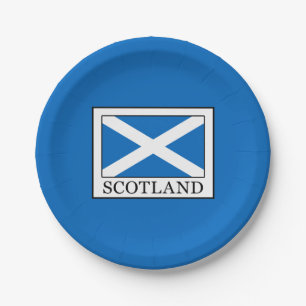 Schottland Pappteller