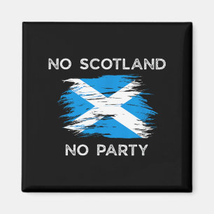 Schottland-Party Schottische Flagge Männer Frauen Magnet
