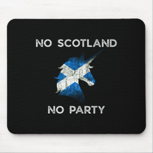 Schottland-Party Schottische Flagge Männer Frauen Mousepad