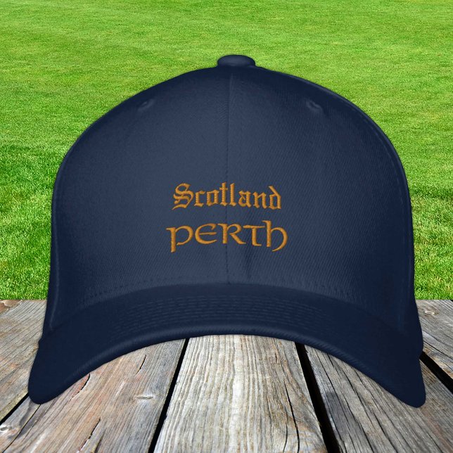 Schottland & PERTH mode / Scottish Patriots Bestickte Baseballkappe (Von Creator hochgeladen)