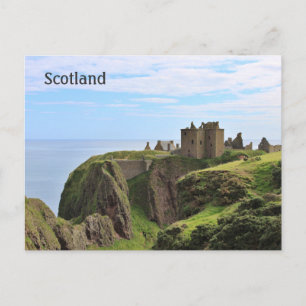 Schottland Postcard mit schönem Schloss Postkarte