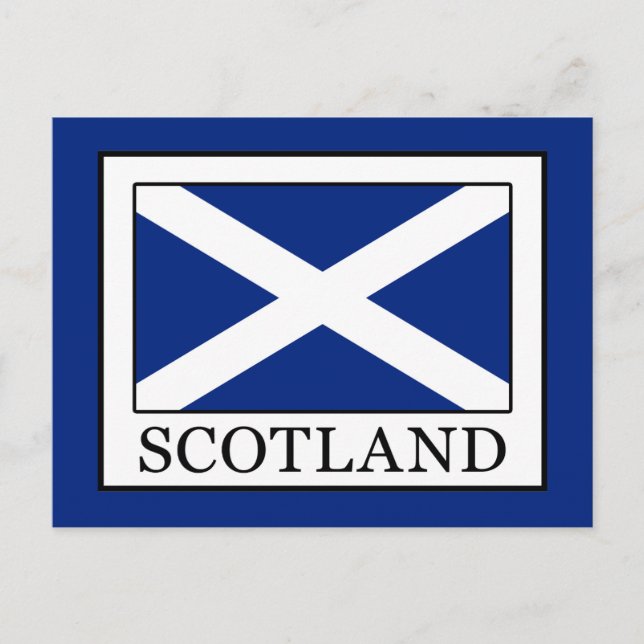 Schottland Postkarte (Vorderseite)