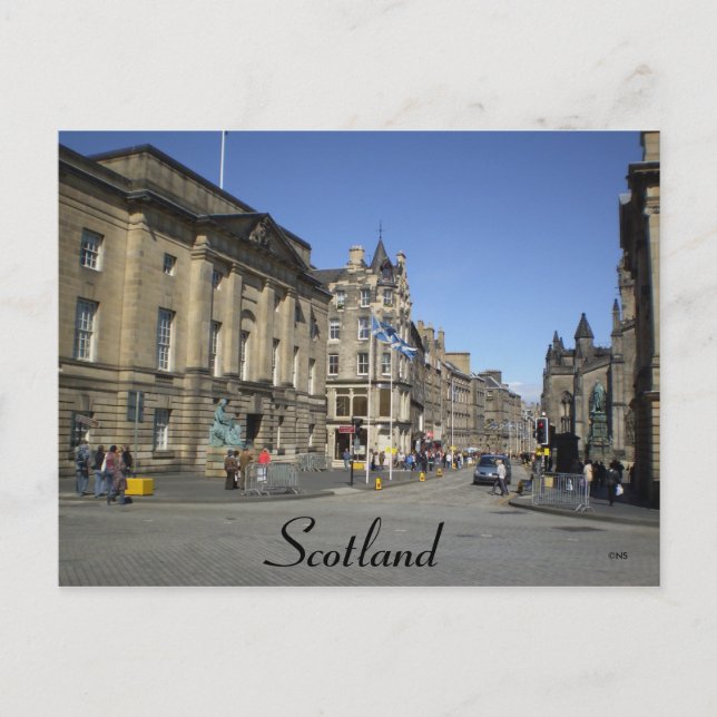 Schottland Postkarte (Vorderseite)