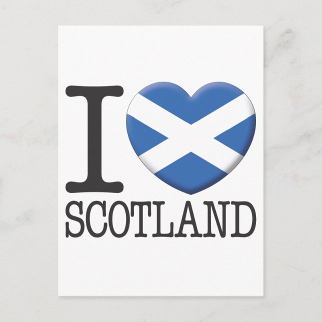 Schottland Postkarte (Vorderseite)