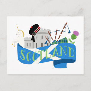 Schottland Postkarte