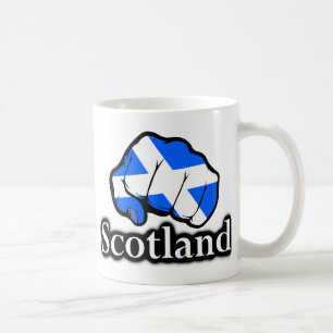 Schottland Proud Scottish Flag Fire Tasse