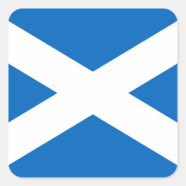 Schottland Quadratischer Aufkleber
