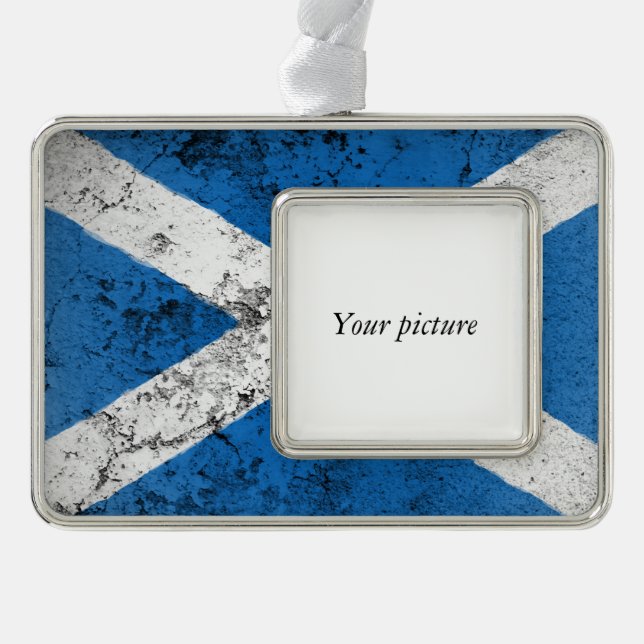 Schottland Rahmen-Ornament Silber (Vorderseite)