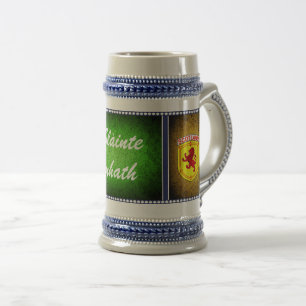 Schottland, Rampant Löwe, Flagge, Slainte Mhath Bierglas