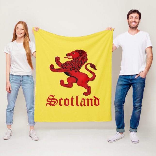 Schottland Rampant Löwe/Südland uralter, wuchernde Fleecedecke (Beispiel)