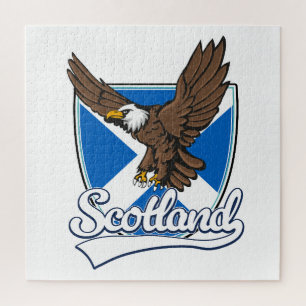 Schottland Reise Logo Puzzle