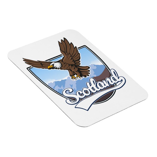 Schottland Reiselogo Magnet (Rechte Seite)