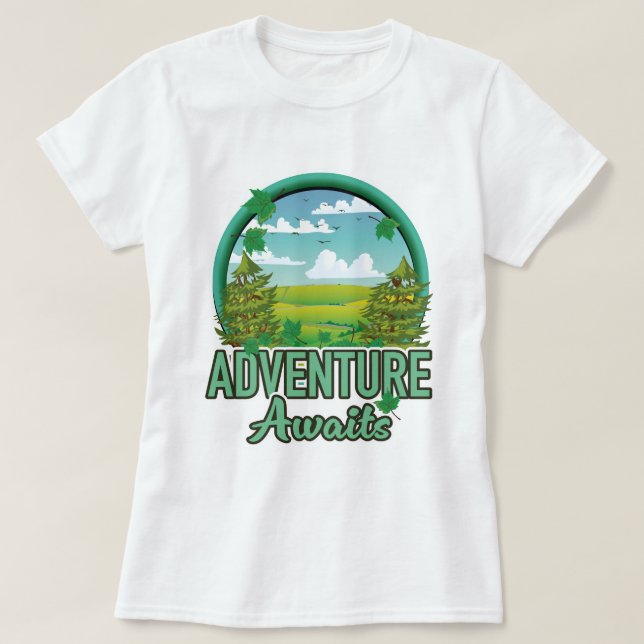 Schottland Reiselogo T-Shirt (Design vorne)
