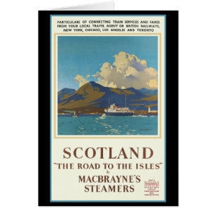 Schottland Reiseplakat