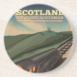 Schottland Reiseplakat Getränkeuntersetzer