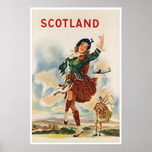 Schottland Reiseplakat Schottische Kunst Welt Reis Poster