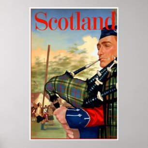 Schottland-Reiseposter Poster