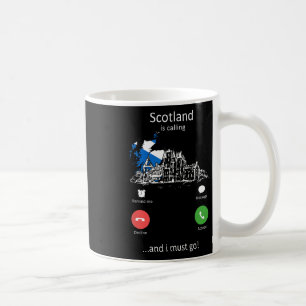 Schottland ruft lustiger Schottland-Urlaubsliebhab Kaffeetasse