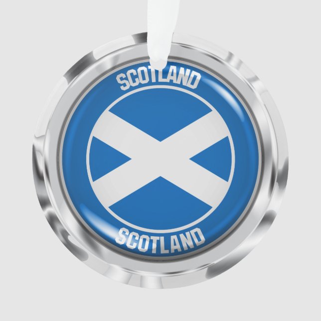 Schottland-RundEmblem Ornament (Vorderseite)