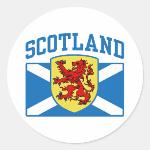 Schottland Runder Aufkleber