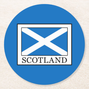 Schottland Runder Pappuntersetzer