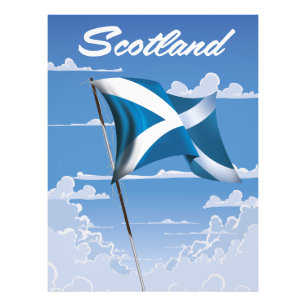 Schottland Saltire Fotodruck