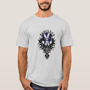 Schottland-Schädel-Tätowierung T-Shirt