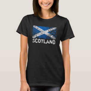 Schottland + Schmutzscottish-Flagge T-Shirt