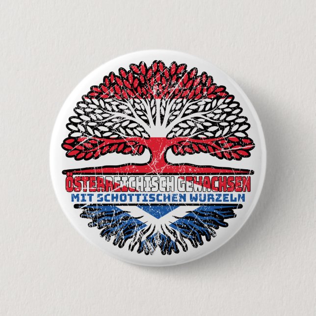 schottland Schottisch Österreichisch Button (Vorderseite)