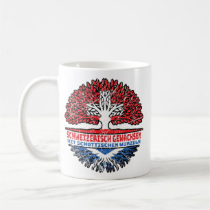 Schottland Schottisch Schweizer Schweiz Baum Kaffeetasse