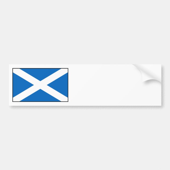 Schottland - schottische Flagge Autoaufkleber (Vorne)