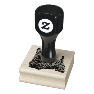 Schottland, Schottischer Terrier, Schwarzer Hund, Gummistempel