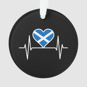 Schottland - Schottland Flag Heartbeat Ornament