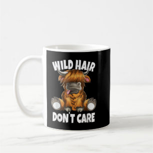 Schottland Schottland Highland Cow Wild Hair Don't Kaffeetasse