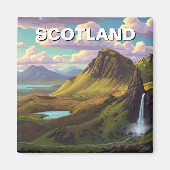 Schottland Schottland Highlands Travel Magnet (Vorne)