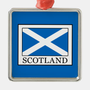 Schottland Silbernes Ornament