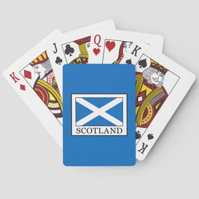 Schottland Spielkarten (Rückseite)
