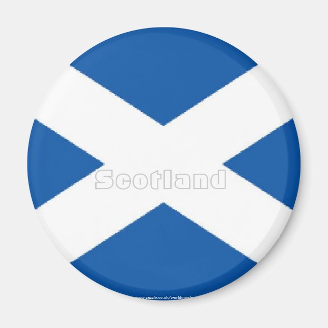 Schottland-st und -regen-Andenken-Andenken-Magnet Magnet (Vorne)