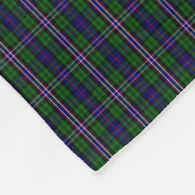 Schottland-StaatsangehörigerTartan Fleecedecke (Ecke)