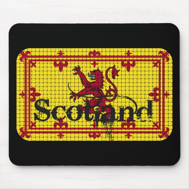 Schottland-Standardflagge Mousepad (Vorne)