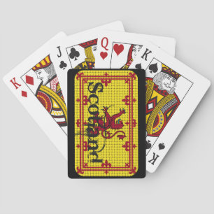 Schottland-Standardflagge Spielkarten