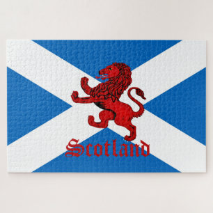 Schottland Stehender Löwe, alter roter stehender L Puzzle