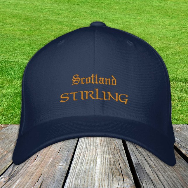 Schottland & STIRLING mode / Scottish Patriots Bestickte Baseballkappe (Von Creator hochgeladen)