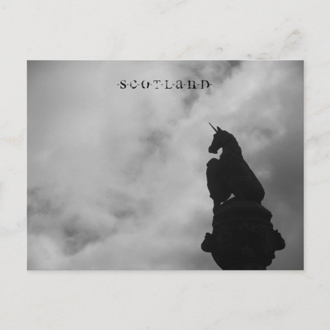 Schottland - Stirling (Unicorn Statue) Postcard Postkarte (Vorderseite)