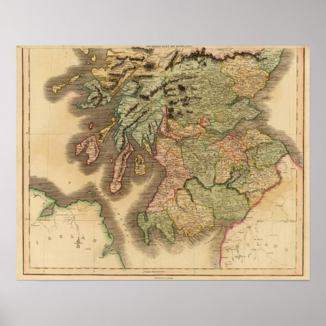 Schottland Süd Poster (Vorne)